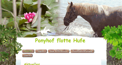 Desktop Screenshot of flotte-hufe.de